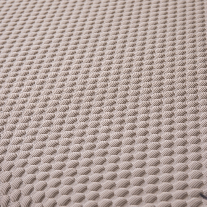 91家纺网 家纺一手货源 找家纺 优姿家纺 2025新款500克冰豆豆床裙凉席三件套 奶油咖