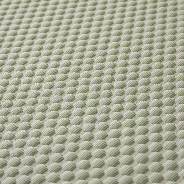 91家纺网 家纺一手货源 找家纺 优姿家纺 2025新款500克冰豆豆床裙凉席三件套 青草绿