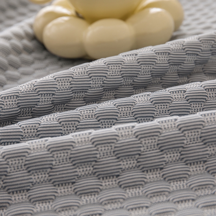 91家纺网 家纺一手货源 找家纺 优姿家纺 2025新款500克冰豆豆床裙凉席三件套 高级灰