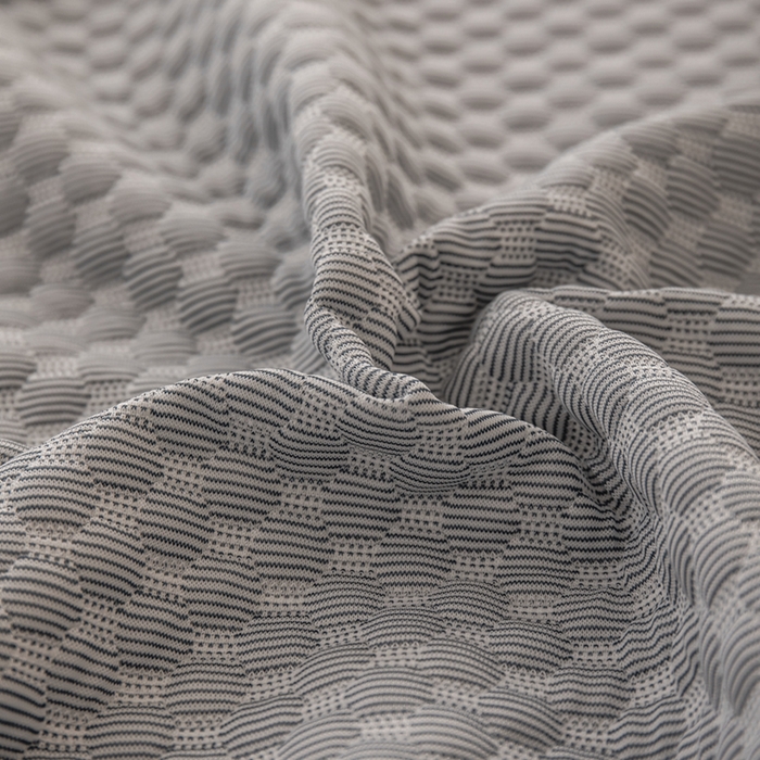 91家纺网 家纺一手货源 找家纺 优姿家纺 2025新款500克豆豆席子凉席床笠款三件套 高级灰