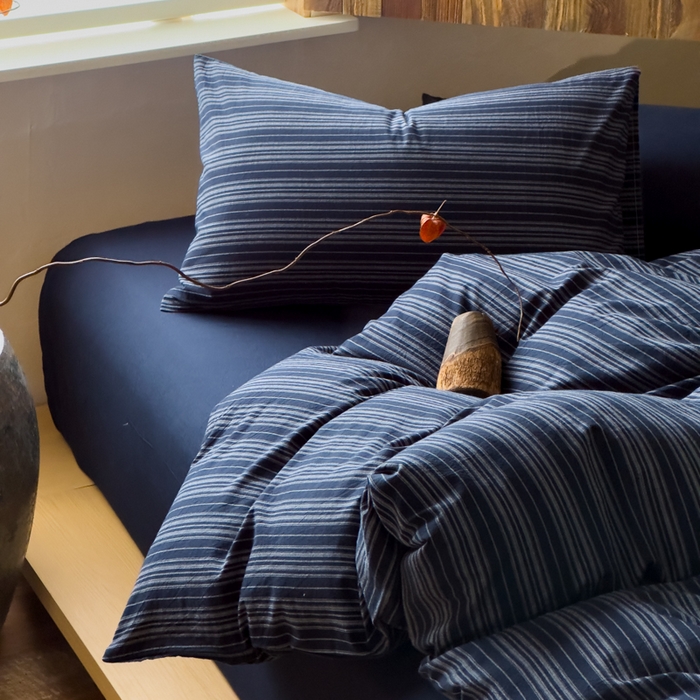 91家纺网 家纺一手货源 找家纺 （总）对白 2026春夏新款专版全棉纯棉色织水洗棉四件套-极繁主义系列