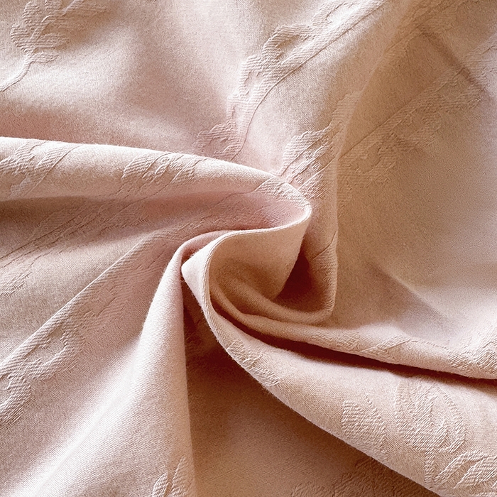 91家纺网 家纺一手货源 找家纺 宜家坊 2026新款全棉60S长绒棉立体厚织提花单被套 花漾甜心-唯美粉