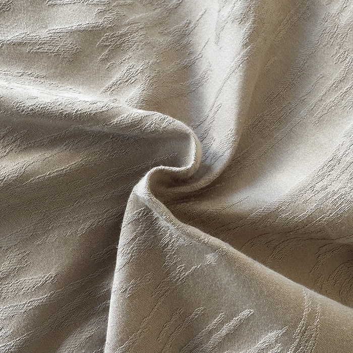 91家纺网 家纺一手货源 找家纺 宜家坊 2026新款全棉60S长绒棉立体厚织提花单被套 克拉拉-金属灰