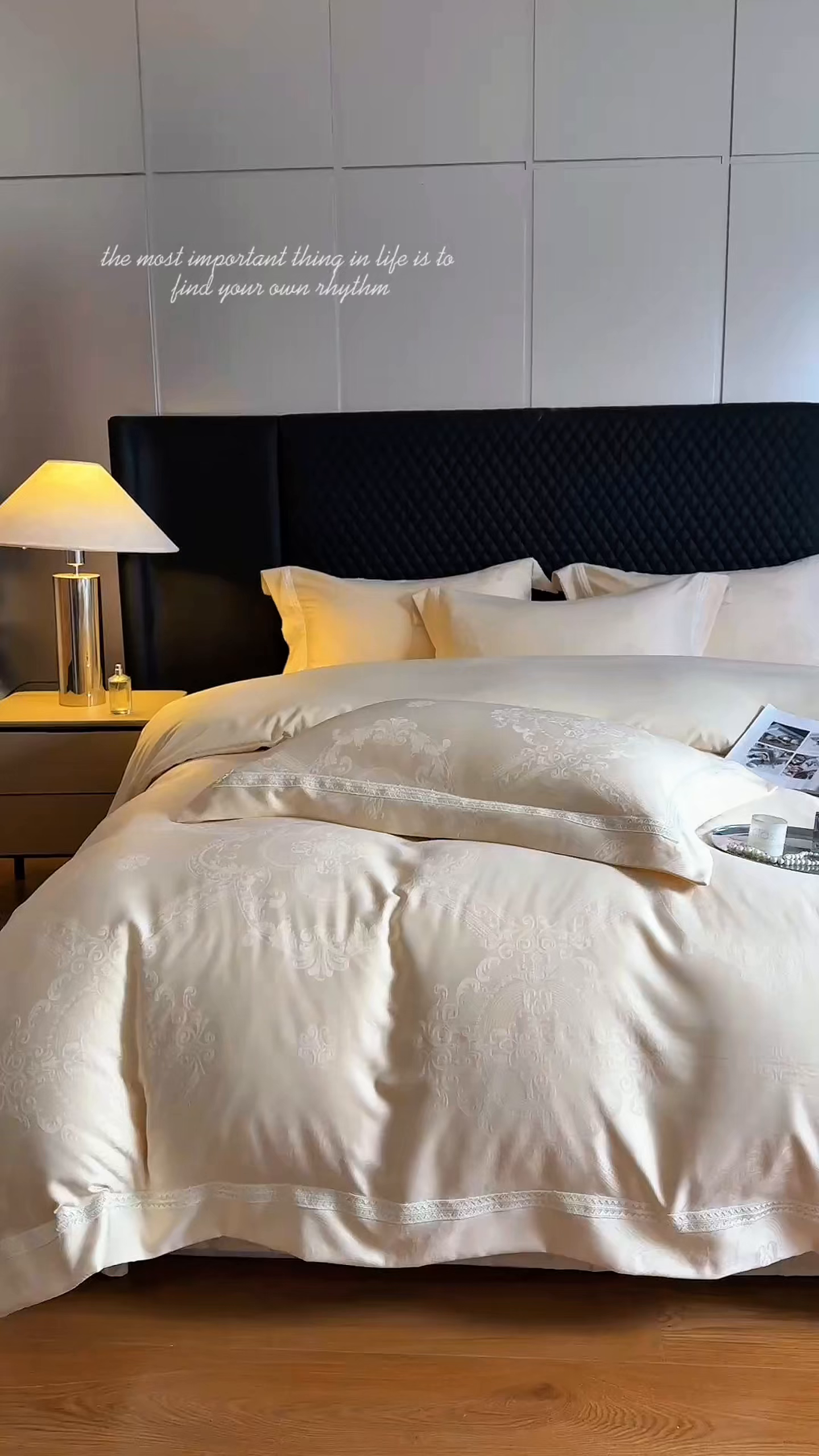 91家纺网 家纺一手货源 找家纺 豪美鑫 2026新款亲肤棉提花四件套-奥莉维亚 奥莉维亚-香槟