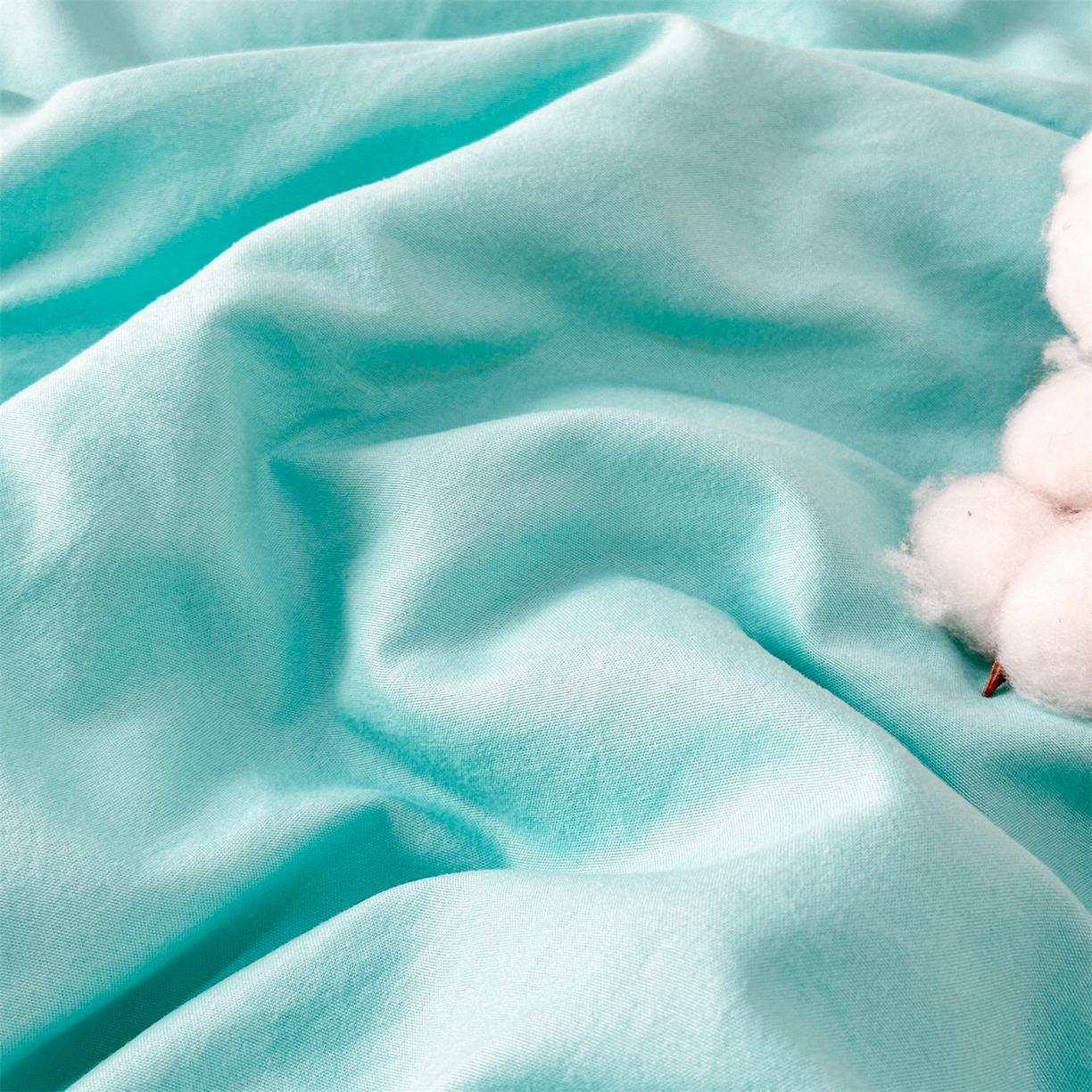 91家纺网 家纺一手货源 找家纺 伊凡 2026新款纯色夏凉被空调被子薄盖毯被 果绿色