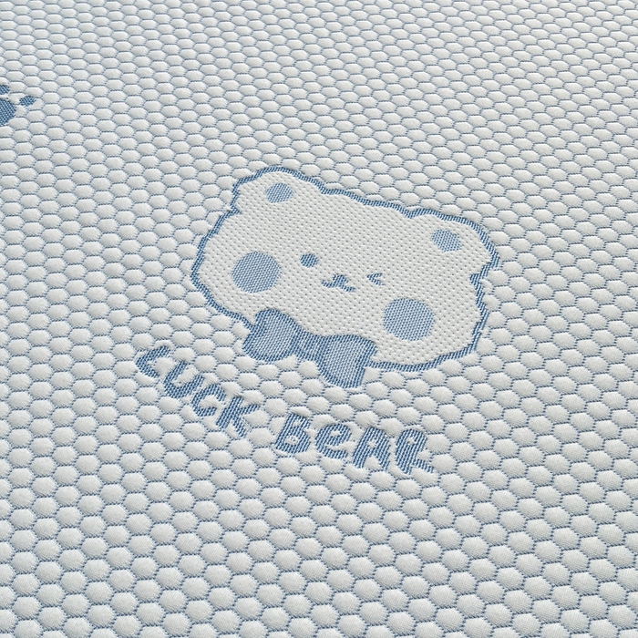 91家纺网 家纺一手货源 找家纺 梵朴 2026新款直播A类冰豆豆凉席三件套凉豆豆软凉席可机洗空调席子-升级抗起球 LUCK熊-蓝