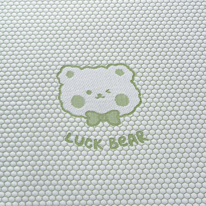 91家纺网 家纺一手货源 找家纺 梵朴 2026新款直播A类冰豆豆凉席三件套凉豆豆软凉席可机洗空调席子-升级抗起球 LUCK熊-绿