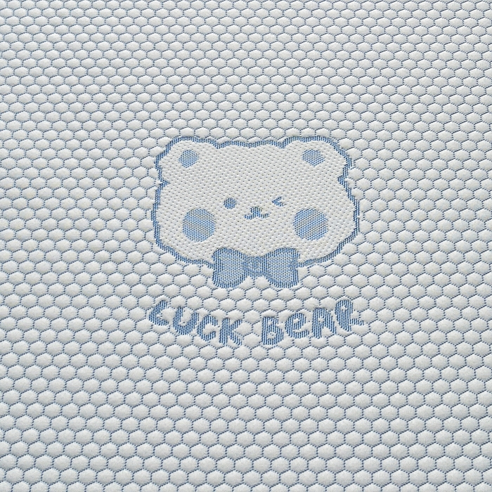 91家纺网 家纺一手货源 找家纺 梵朴 2026新款直播A类冰豆豆凉席三件套凉豆豆软凉席可机洗空调席子-升级抗起球 LUCK熊-蓝