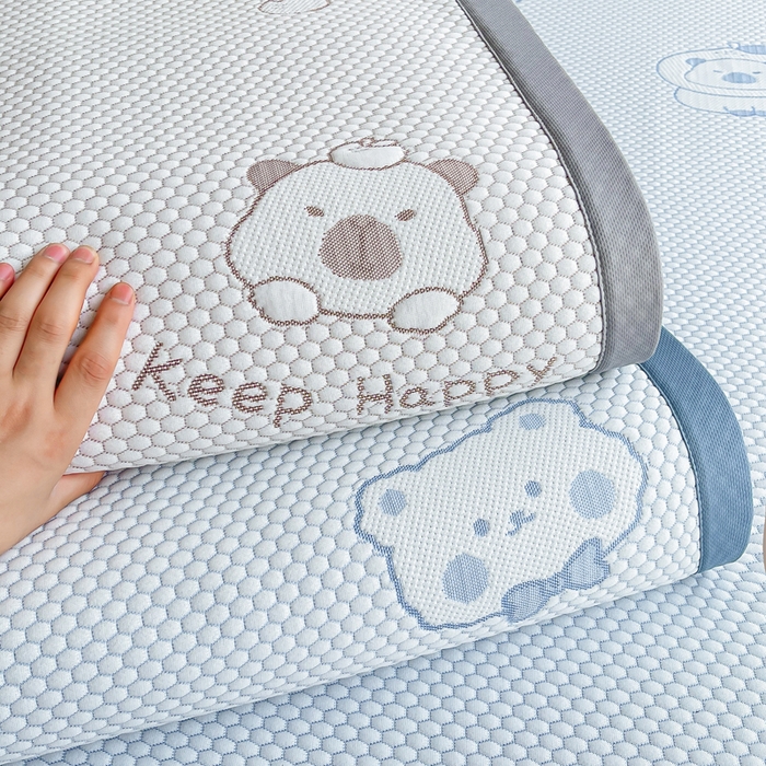 91家纺网 家纺一手货源 找家纺 梵朴 2026新款直播A类冰豆豆凉席三件套凉豆豆软凉席可机洗空调席子-升级抗起球 组合图