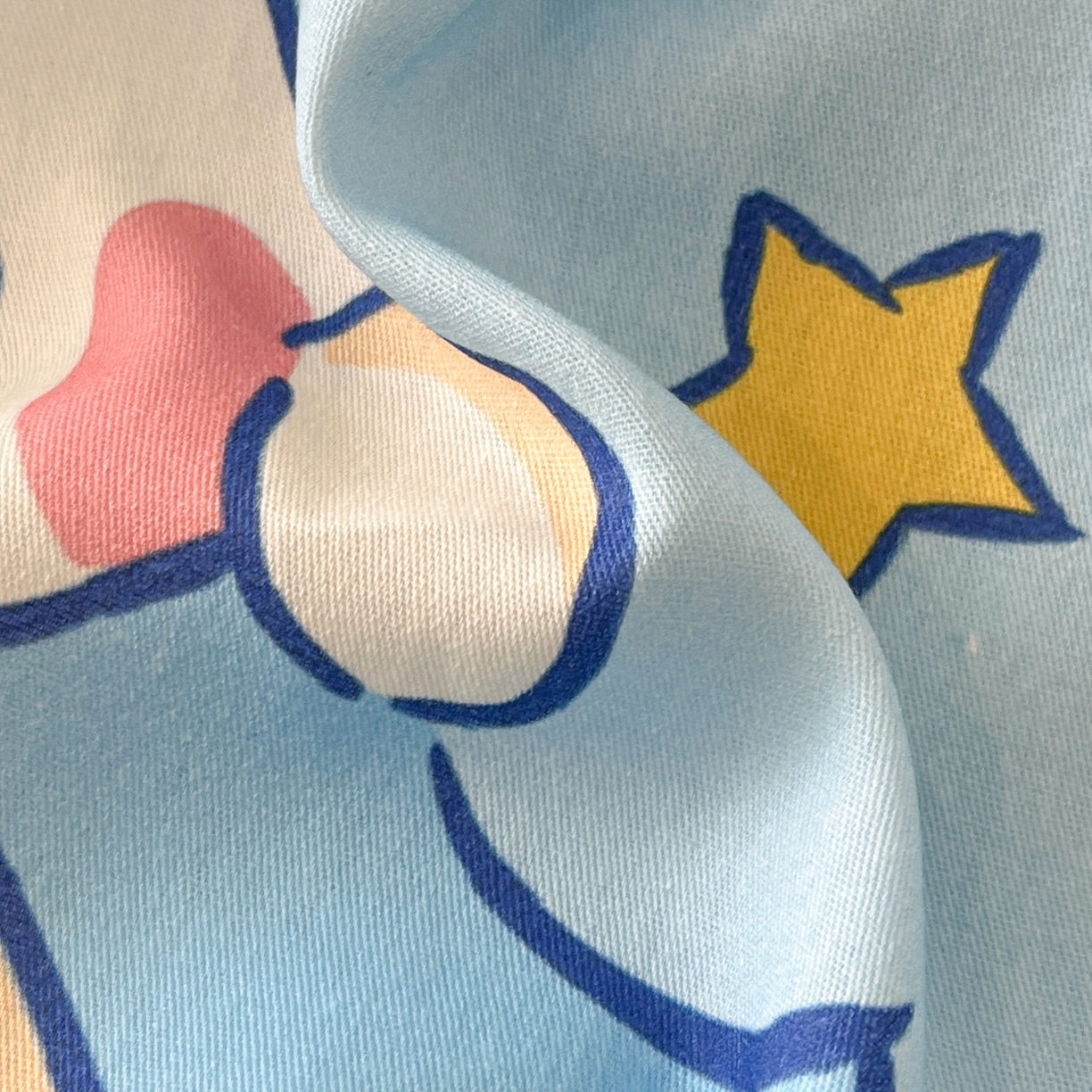 91家纺网 家纺一手货源 找家纺 孩子王家纺 2026新款卡通全棉正版授权大版三丽鸥系列四件套单品单床笠（含防伪码） 棉花糖大耳狗