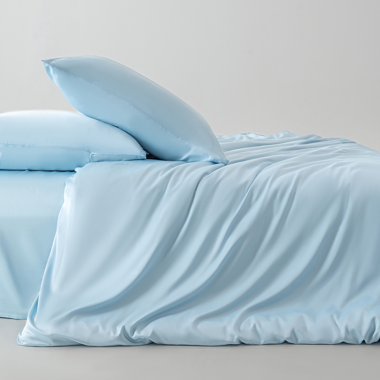 91家纺网 家纺一手货源 找家纺 （总）轩和家居 2026新款60支竹纤维四件套天竹A类婴幼儿级别天然抑菌