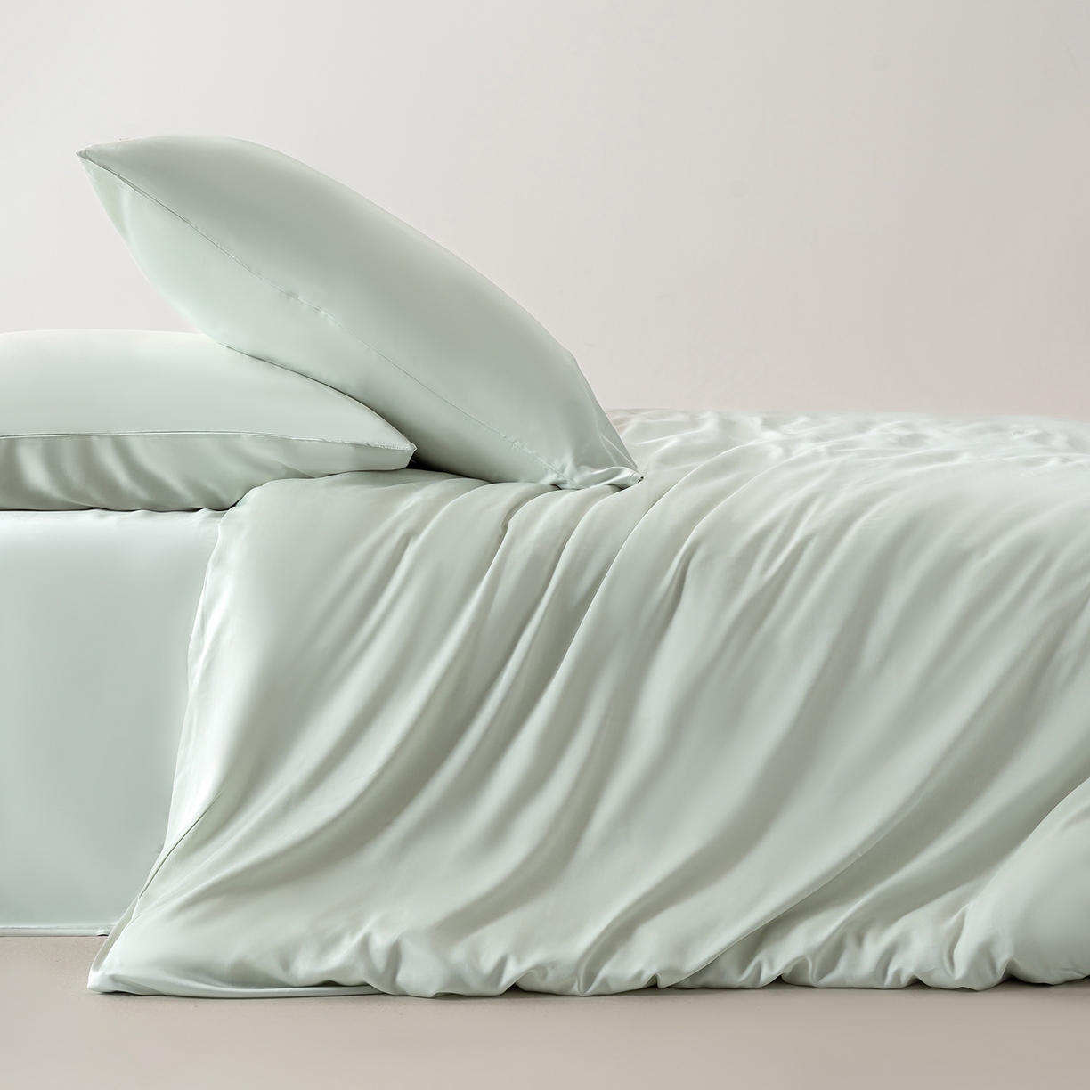 轩和家居 2026新款60支竹纤维四件套天竹A类婴幼儿级别天然抑菌 奇异莓