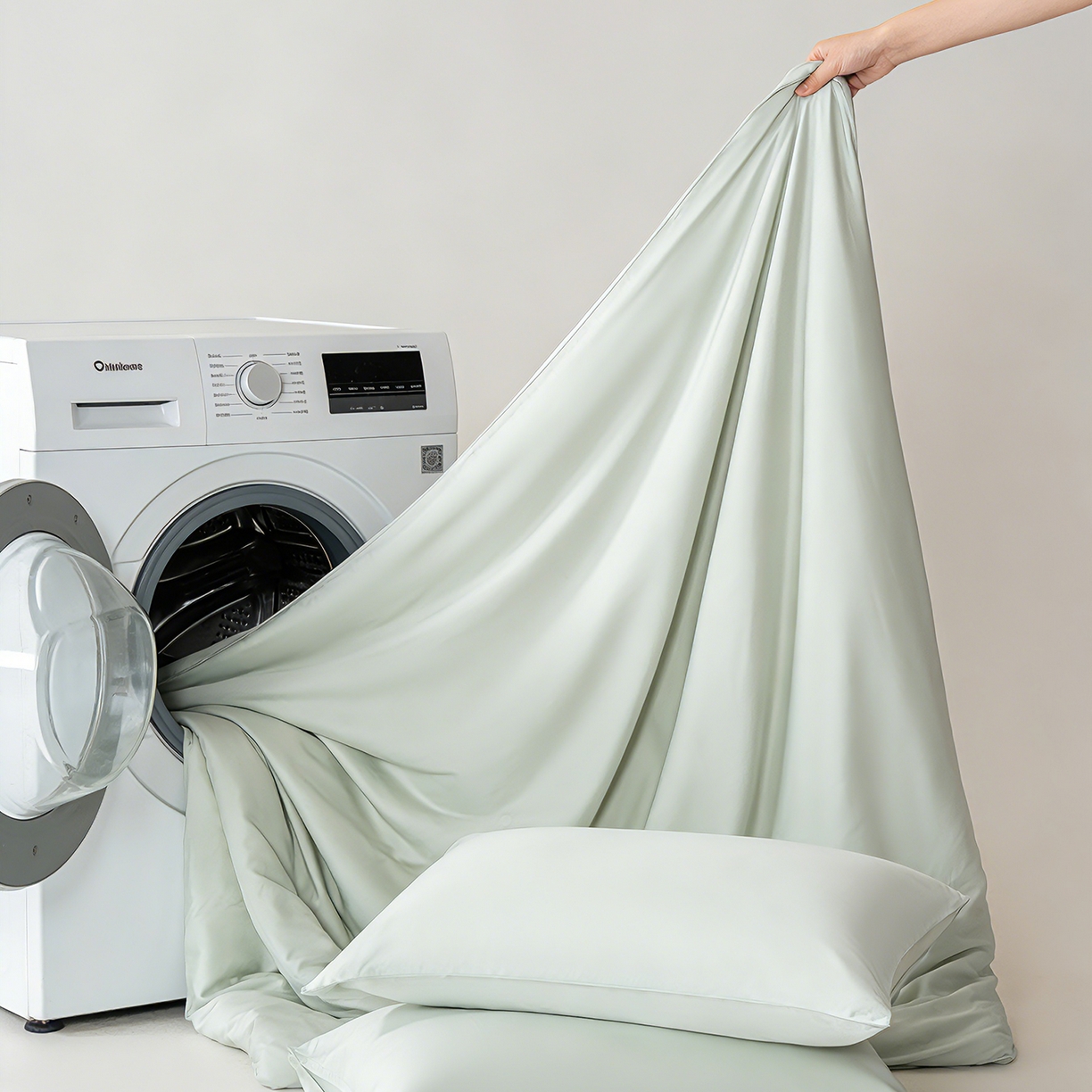 91家纺网 家纺一手货源 找家纺 轩和家居 2026新款60支竹纤维四件套天竹A类婴幼儿级别天然抑菌 奇异莓