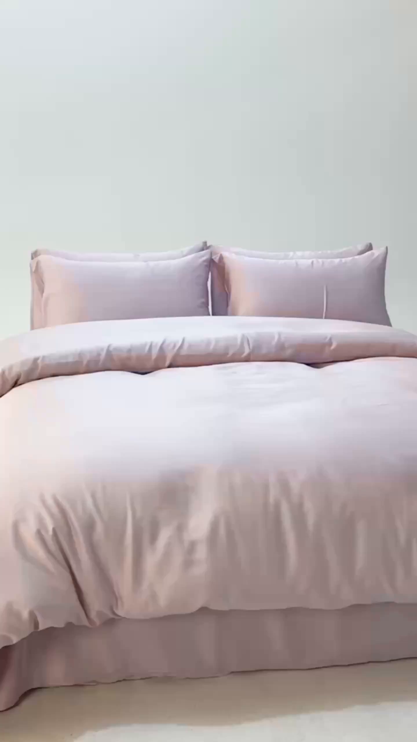 91家纺网 家纺一手货源 找家纺 轩和家居 2026新款60支竹纤维四件套天竹A类婴幼儿级别天然抑菌 软玉