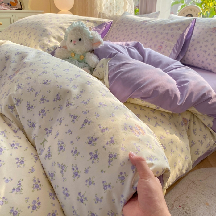 91家纺网 家纺一手货源 找家纺 （总）豫见家纺 2026新款古法水洗仿棉云感纱四件套