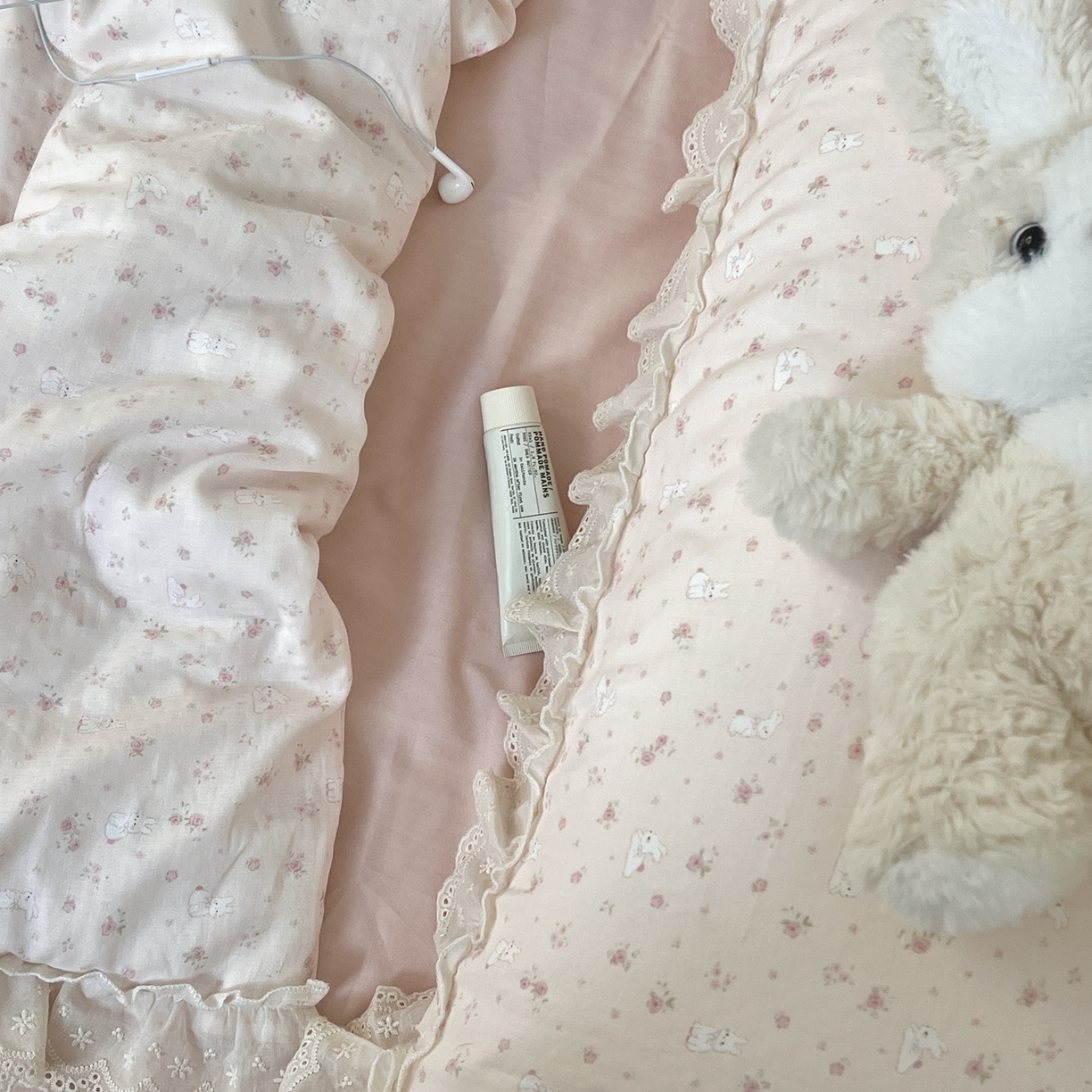 91家纺网 家纺一手货源 找家纺 荣轩家居 2026新款韩式浪漫花边工艺款全棉纯棉双层纱四件套（铺床版） 絮语