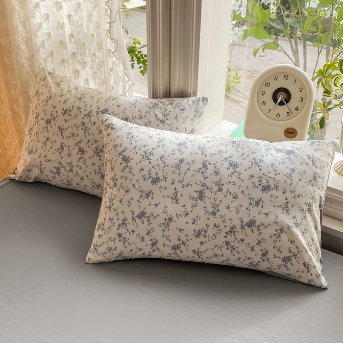 91家纺网 家纺一手货源 找家纺 豫见家纺 2026新款古法水洗仿棉云感纱四件套 初夏