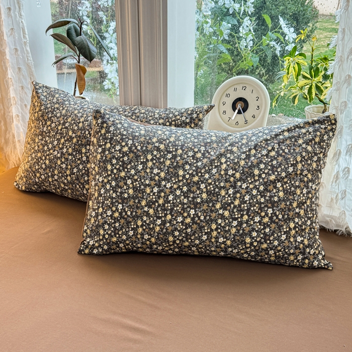 91家纺网 家纺一手货源 找家纺 豫见家纺 2026新款古法水洗仿棉云感纱四件套 梵高映像