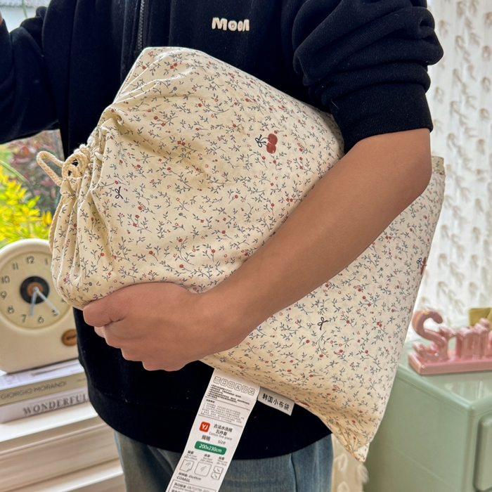 91家纺网 家纺一手货源 找家纺 豫见家纺 2026新款古法水洗仿棉云感纱四件套 浆果