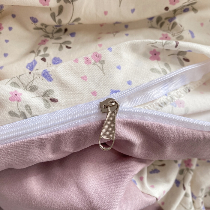 91家纺网 家纺一手货源 找家纺 豫见家纺 2026新款古法水洗仿棉云感纱四件套 兰枝玉树