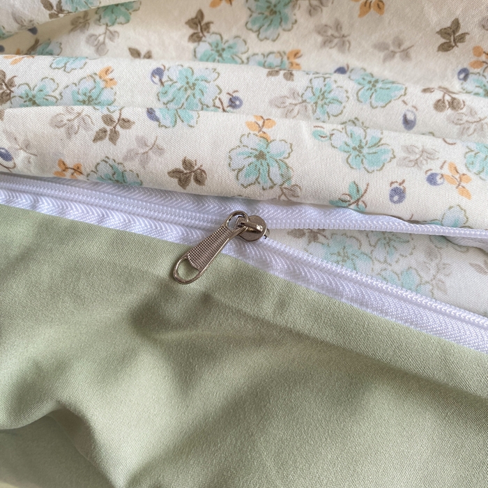 91家纺网 家纺一手货源 找家纺 豫见家纺 2026新款古法水洗仿棉云感纱四件套 秘密花园