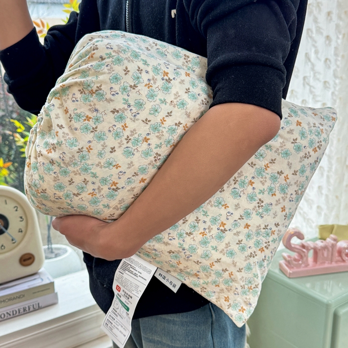 91家纺网 家纺一手货源 找家纺 豫见家纺 2026新款古法水洗仿棉云感纱四件套 秘密花园