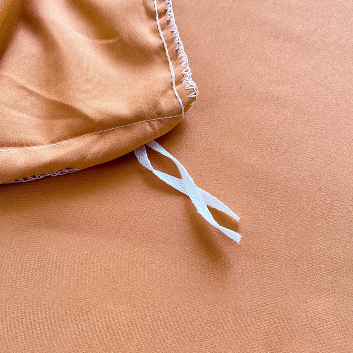 91家纺网 家纺一手货源 找家纺 豫见家纺 2026新款古法水洗仿棉云感纱四件套 南瓜派