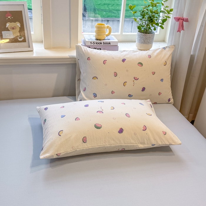 91家纺网 家纺一手货源 找家纺 爱屋及屋 2026新款双层纱小包边棉花夏被【含买家秀】 小西瓜