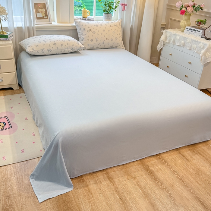 91家纺网 家纺一手货源 找家纺 爱屋及屋 2026新款双层纱小包边棉花夏被【含买家秀】 花丛兔