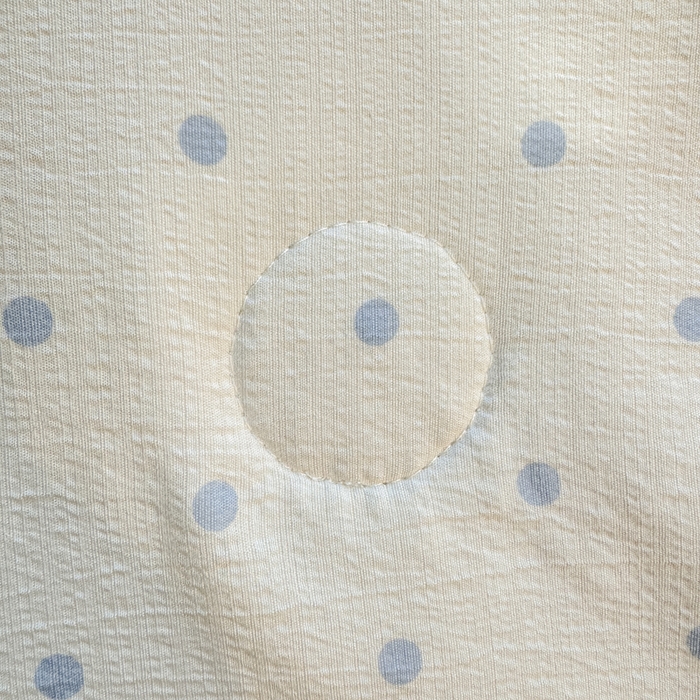 91家纺网 家纺一手货源 找家纺 爱屋及屋 2026新款双层纱小包边棉花夏被【含买家秀】 蓝色波点