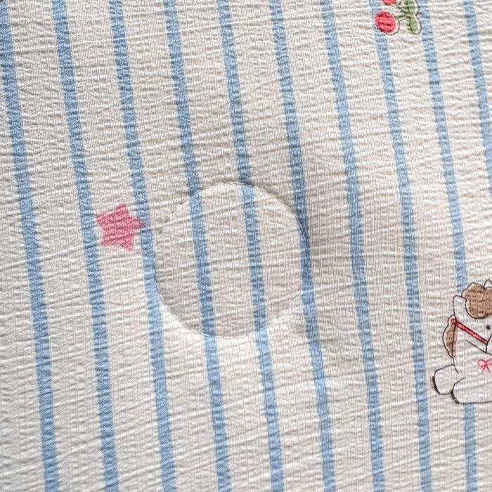 91家纺网 家纺一手货源 找家纺 爱屋及屋 2026新款双层纱小包边棉花夏被【含买家秀】 竖条小马