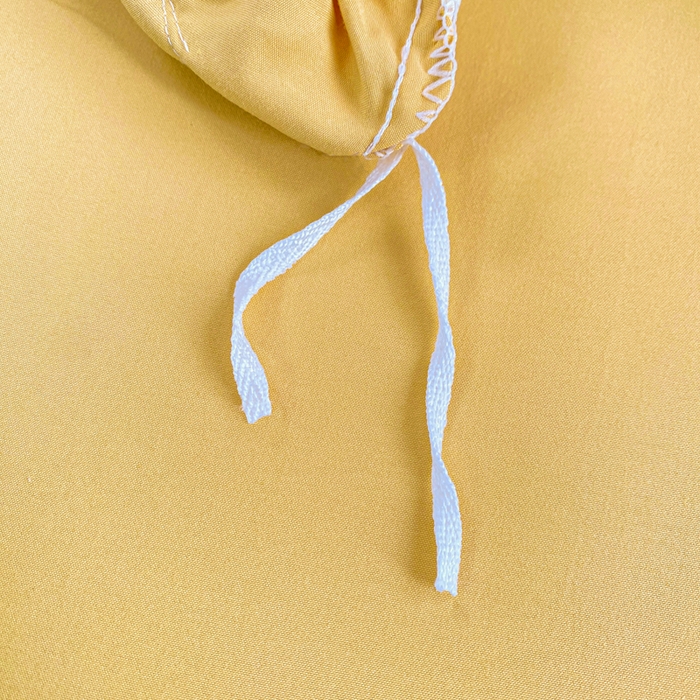 91家纺网 家纺一手货源 找家纺 豫见家纺 2026新款古法水洗仿棉云感纱四件套 小黄花