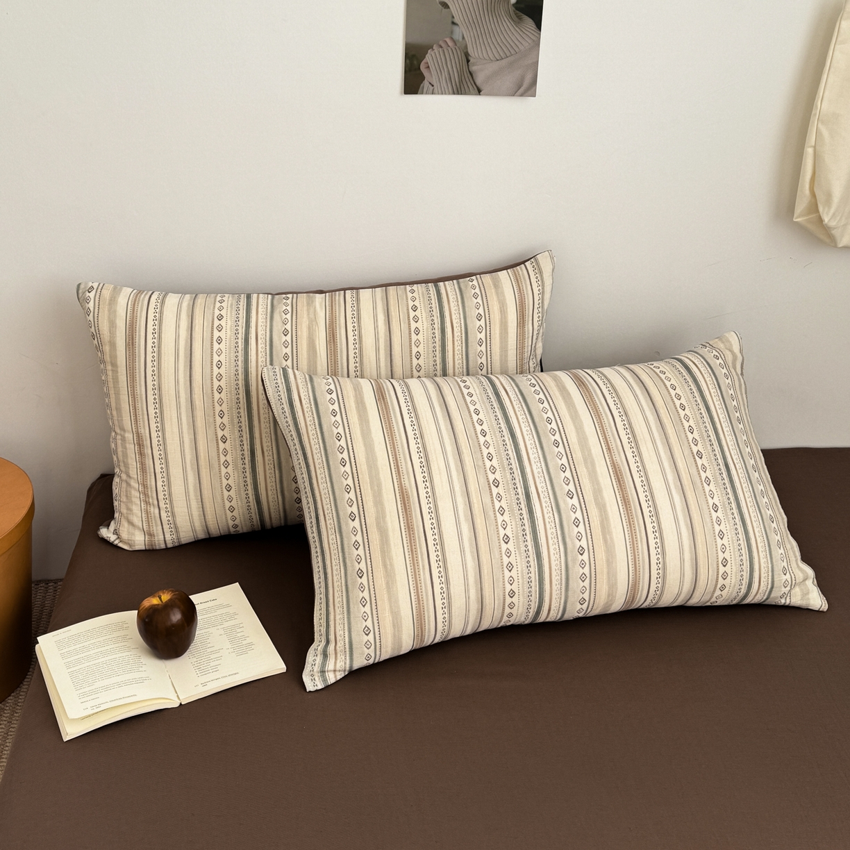 91家纺网 家纺一手货源 找家纺 三朵家纺 2026春夏新款纯天然棉麻舒适简约风四件套 布拉德