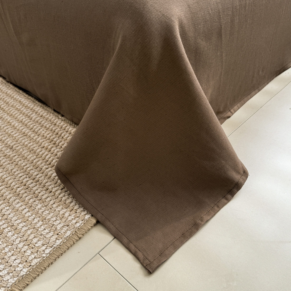 91家纺网 家纺一手货源 找家纺 （总）三朵家纺 2026春夏新款纯天然棉麻舒适简约风四件套