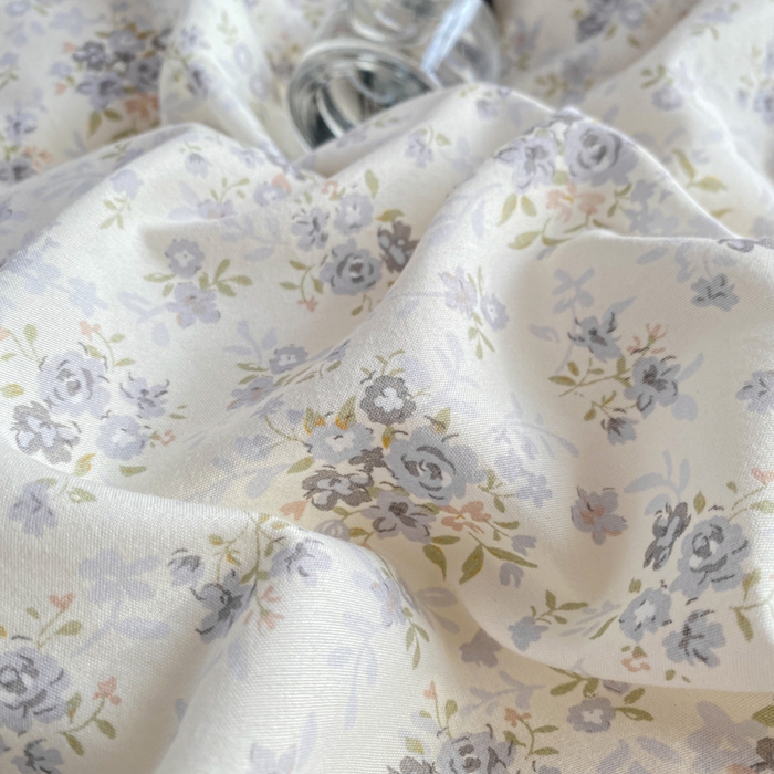 91家纺网 家纺一手货源 找家纺 豫见家纺 2026新款古法水洗仿棉云感纱四件套 小幸福