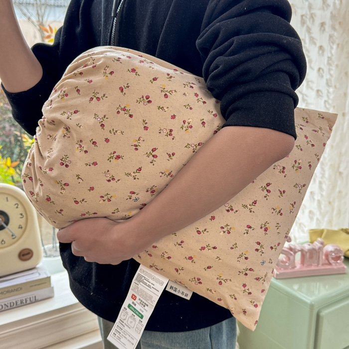 91家纺网 家纺一手货源 找家纺 豫见家纺 2026新款古法水洗仿棉云感纱四件套 樱川桃井