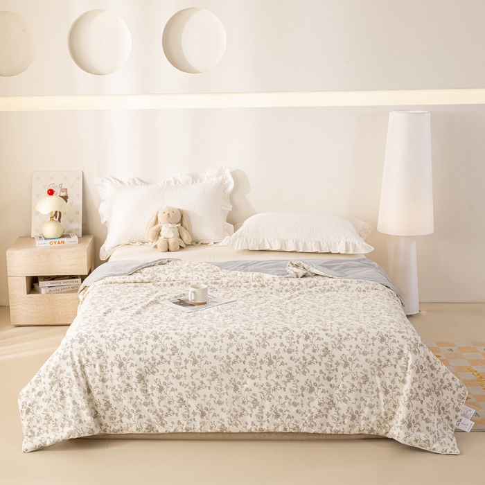 91家纺网 家纺一手货源 找家纺 （总）米乐被业 2026新款仿棉凉感夏被被子被芯