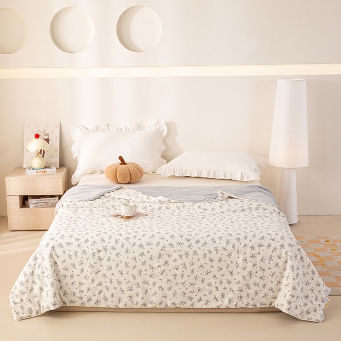 91家纺网 家纺一手货源 找家纺 （总）米乐被业 2026新款仿棉凉感夏被被子被芯