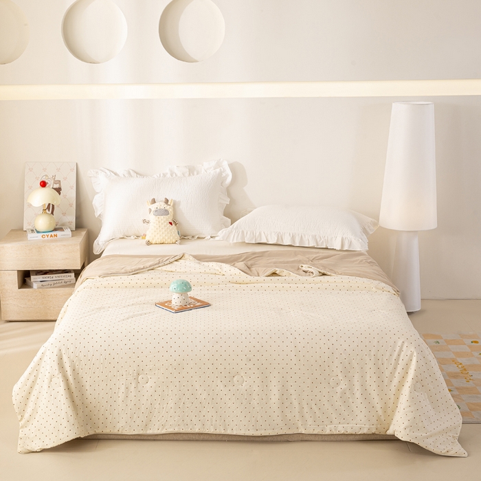 91家纺网 家纺一手货源 找家纺 （总）米乐被业 2026新款仿棉凉感夏被被子被芯