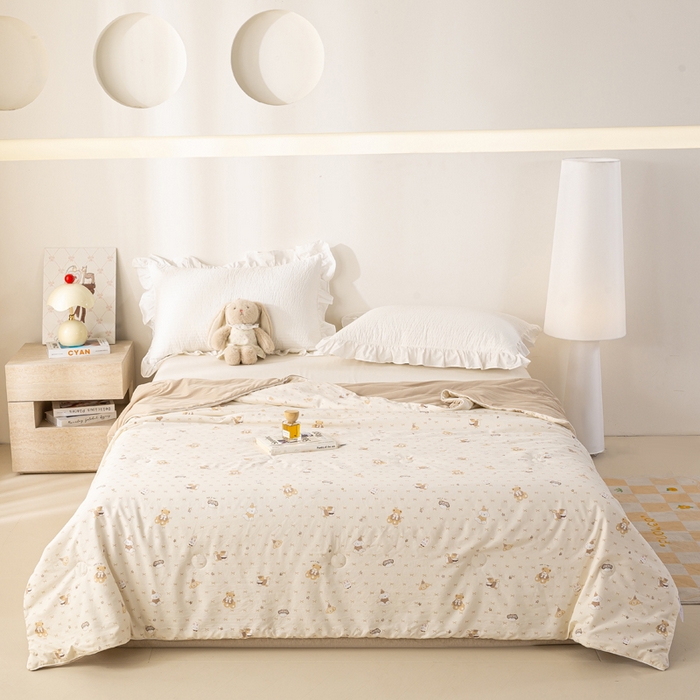 米乐被业 2026新款仿棉凉感夏被被子被芯 可爱萌宠