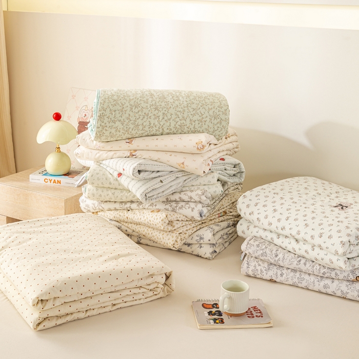 91家纺网 家纺一手货源 找家纺 米乐被业 2026新款仿棉凉感夏被被子被芯 组合图