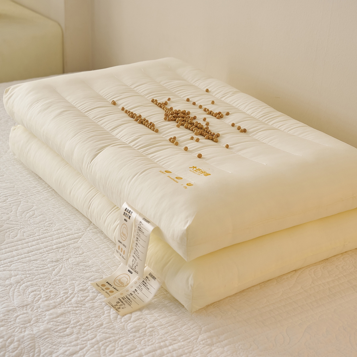 91家纺网 家纺一手货源 找家纺 （总）乐可 2026新款亲子大豆枕