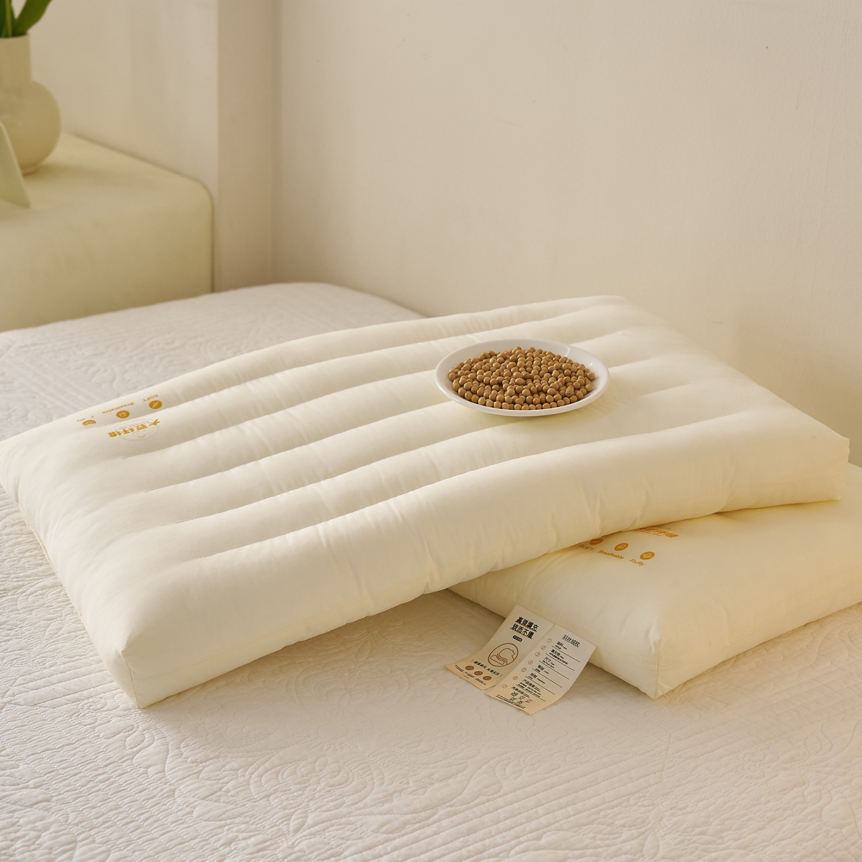 91家纺网 家纺一手货源 找家纺 （总）乐可 2026新款亲子大豆枕