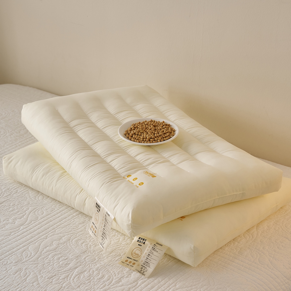 91家纺网 家纺一手货源 找家纺 （总）乐可 2026新款亲子大豆枕