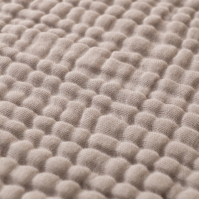 91家纺网 家纺一手货源 找家纺 萌飞 2026新款四层纱素色夏被被子被芯 毛巾被灰色