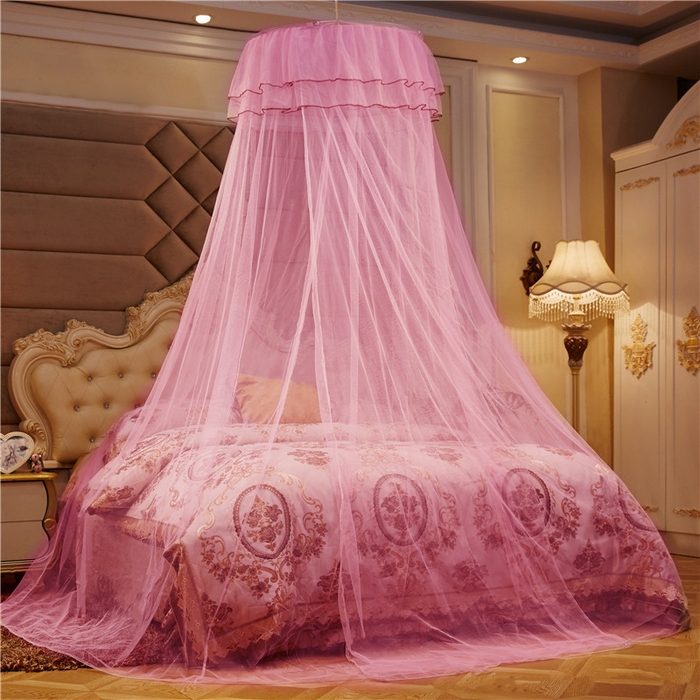 91家纺网 家纺一手货源 找家纺 （总）舞夜盛世 2026新款直径0.6米/吊挂圆顶吊顶落地蚊帐-常年有货-小圆顶