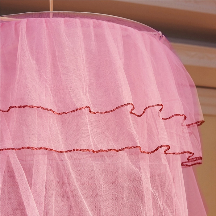 91家纺网 家纺一手货源 找家纺 舞夜盛世 2026新款直径0.6米/吊挂圆顶吊顶落地蚊帐-常年有货-小圆顶 小圆顶-粉色