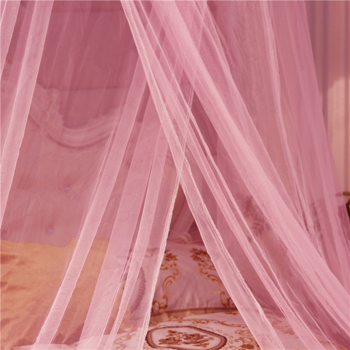 91家纺网 家纺一手货源 找家纺 舞夜盛世 2026新款直径0.6米/吊挂圆顶吊顶落地蚊帐-常年有货-小圆顶 小圆顶-粉色