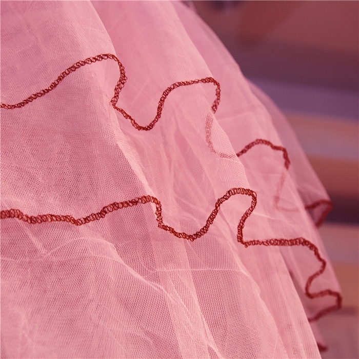 91家纺网 家纺一手货源 找家纺 舞夜盛世 2026新款直径0.6米/吊挂圆顶吊顶落地蚊帐-常年有货-小圆顶 小圆顶-粉色