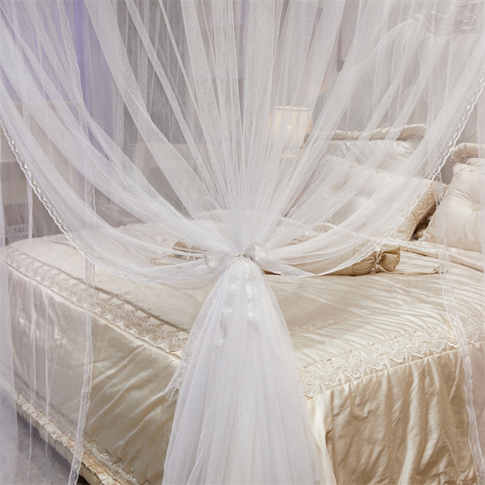 91家纺网 家纺一手货源 找家纺 （总）舞夜盛世 2026新款优雅生活U型钓鱼竿伸缩蚊帐-S-01